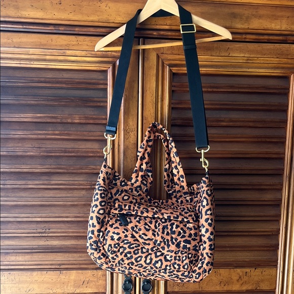 Marc Jacobs Leopard Print Quilted Medium Tote / Diaper Bag - Picture 1 of 9